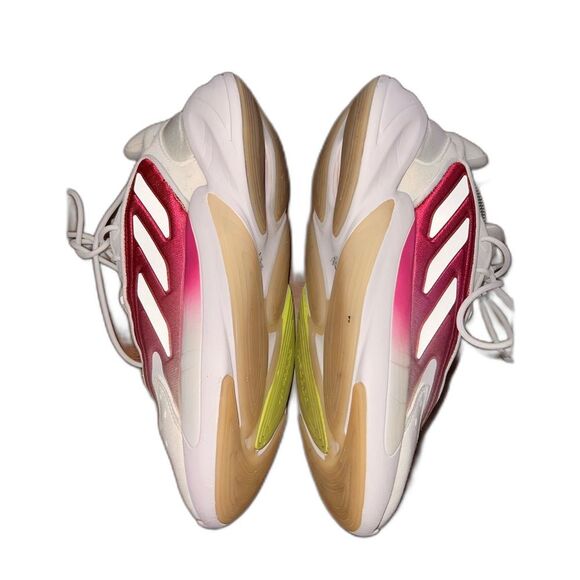 Adidas Ozelia Women’s Running Shoes Purple Green Futuristic Chunky Sneakers Sz 8 - Picture 3 of 11